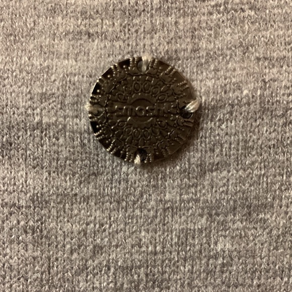 Grey Sweater with Black Flower - Picture 3 of 10